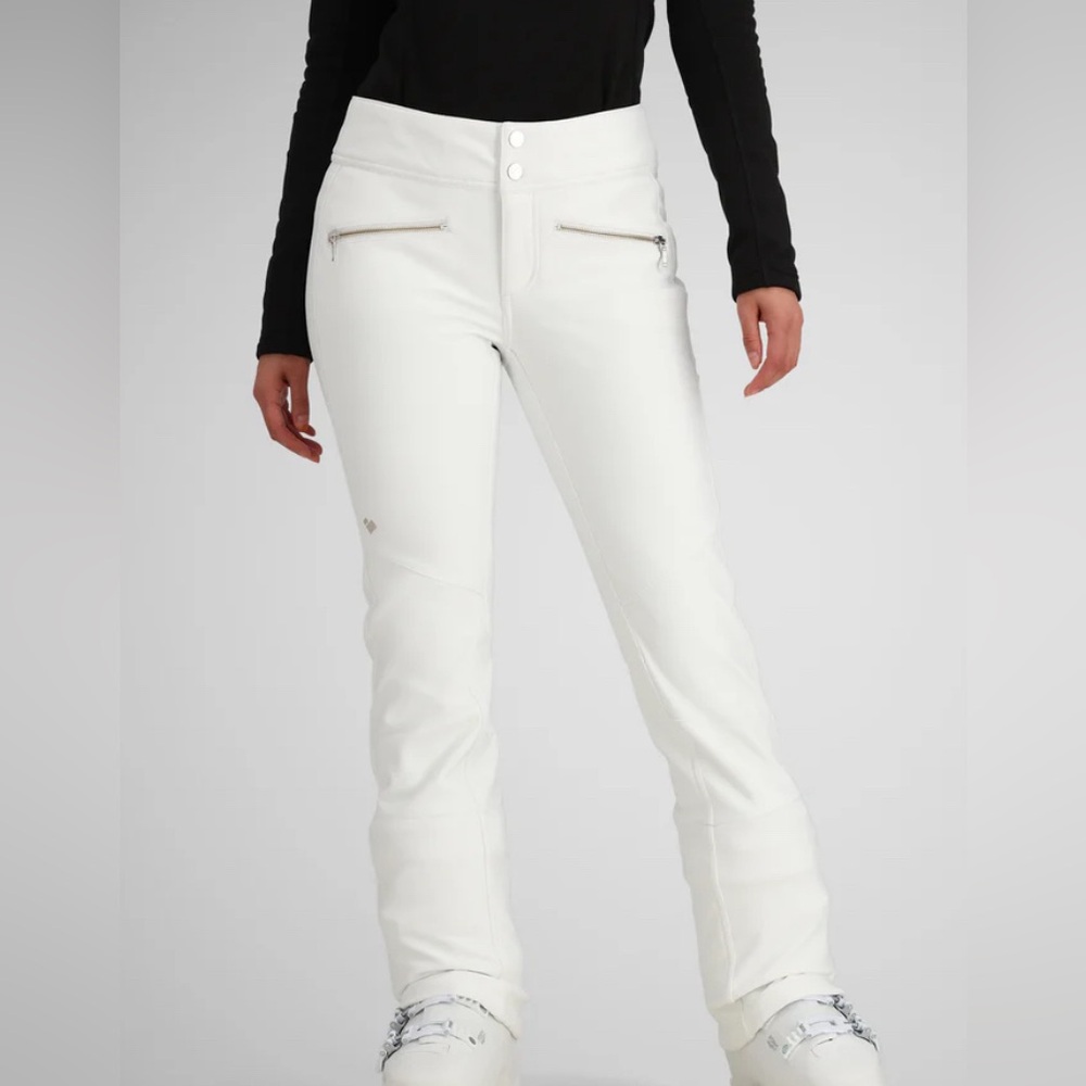 Obermeyer Women's Clio Softshell Pants White Size 8 Long